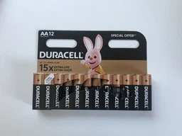 Батарейки Duracell 12 штук AA пальчиковые батареи щелочные Дюрасел фото от покупателей 1
