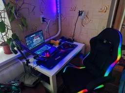 Кресло игровое GT Racer X-2325 Fabric Black LED (X-2325 Fabric Black L) фото от покупателей 10