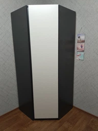 Шафа кутова Майстер Форм Брайт 850х520х2000 мм Антрацит (31831) фото від покупців 1