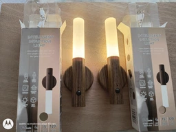 Мини-фонарь на аккумуляторе настенный W-52 с LED и датчиком движения, магнитное крепление для стены фото от покупателей 16