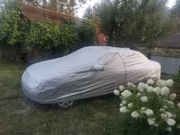 Тент без подкладки для седана 431х165х120см, с замком и карманами Milex полиэстер М PZ-P30021