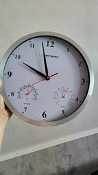 Годинник настінний Esperanza Wall Clock Washington Black 30см (EHC008K)