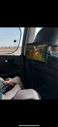 Вращающийся держатель телефона/планшета на подголовник сиденья в автомобиль фото от покупателей 4