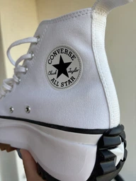 Женские кеды высокие Converse Run Star Hike Hi 166799C 37.5 (5) 23.5 см Белые (888757740482)
