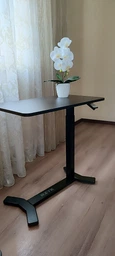 Приставной стол на колесах с регулировкой высоты RZTK Desk Compact White 700 х 400 мм фото от покупателей 7