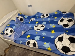 Пододеяльник Бязь Football Blue 155*215 см Синий