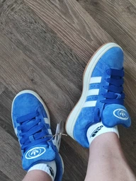 Женские кеды низкие Adidas Campus 00S W GY0042 39.5 (6UK) 24.5 см Crywht/Cblack/Owhite (4066749865481)