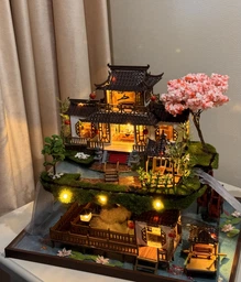 DIY House румбокс сборный миниатюрный дом Hongda craft «Сакура» (PC2203) фото от покупателей 1