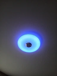 Люстра RGB с Bluetooth колонкой потолочная светодиодная лампа с пультом с RGB подсветкой и динамиком смарт люстра с будильником светомузыкой 40W Kayfovo LA - 83 фото от покупателей 8