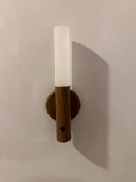 Светильник LED настенный с датчиком движения, под дерево Induction lamp, аккумуляторная лампа-ночник с теплым светом, магнитным креплением и USB-зарядом, для спальни, коридора, кухни Темное дерево WSD-058-DarkWood фото от покупателей 1