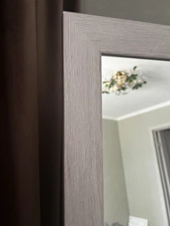 Дзеркало підлогове в повний зріст на ніжці велике пряма рама пересувне 600х1700 мм Дуб глазго