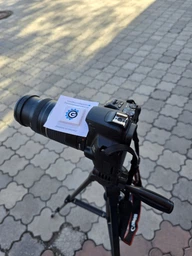 Штатив для смартфона та камери Andoer F3366T, трипод алюмінієвий з тримачем для телефона, 140 см, Чорний фото від покупців 4