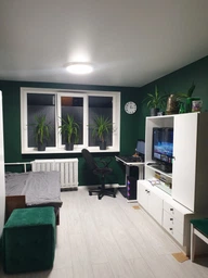 Управляемая светодиодная люстра ESLLSE MOON 50W R 380×65мм Белая для кухни, спальни, прихожей фото от покупателей 7