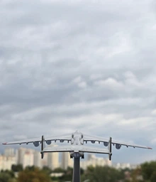 Модель самолет Антонов АН 225 Мрия 20см 1:400 фото от покупателей 2