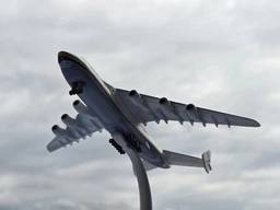 Модель самолет Антонов АН 225 Мрия 20см 1:400