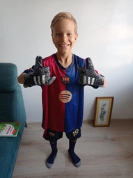 Форма футбольна дитяча Lamine Yamal (Ламін Ямаль) 19 Barcelona 24/25, р. 18 зріст 100-110 см. червоний-синій фото от покупателей 1