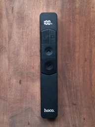 Бездротова лазерна указка Hoco GM202 (USB 2.4 GHz, 100 м, Li-ion акумулятор 180 мАг, презентер, червоний лазер, LCD дисплей) - сірий фото від покупців 2