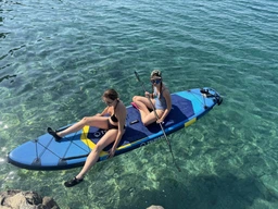 Надувная SUP доска TSUNAMI PRO 350 см с веслом T13 (P-5905973405614) фото от покупателей 1