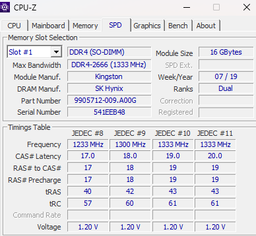 Оперативна пам'ять Hynix SODIMM DDR4-2666 16384MB PC4-21300 (HMA82GS6JJR8N-VK) фото от покупателей 1