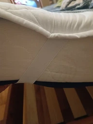 Наматрасник Sleepingg 180х200 см Защитный стёганый антиаллергенный с резинками по углам, микрофибра, белый (4820227285372) фото от покупателей 1