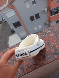 Сабо Crocs Crocband 39 бежевый/белый 11016 фото от покупателей 7