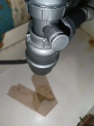 Сифон для кухонной мойки KRONER (KRP) Siphon-011 3 1/2"x40 мм черный (CV023014)