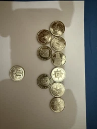 Полный набор монет 10 грн Украины ВСУ НПУ НГУ НБУ монеты монета национальная гвардия ТРО Силы Поддержки ПВО Антоновский мост служба транспорта медицинские войска связи кибербезопасности логистики 2025 фото от покупателей 1