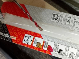 Свердло універсальне YG6X, Ø= 3 мм, l= 85/30 мм, HEX-1/4" YATO (YT-44780)
