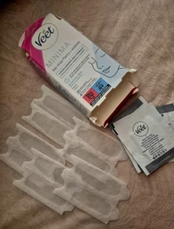 Воскові смужки для депіляції Veet Minima Гіпоалергенні для чутливої шкіри обличчя 20 шт (5900627095883) фото від покупців 3