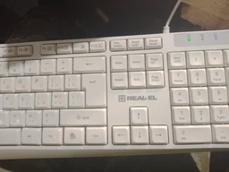 Клавиатура проводная Real-El RK-513 USB White (EL123100047)
