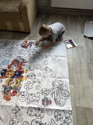 Раскраска Щенячий патруль / Paw patrol Мега большая раскраска 120 х 150 см