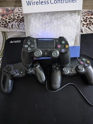 Джойстик бездротовий для ПК PS4 Android iOS TV Windows універсальний Bluetooth Wireless Controller геймпад із подвійною вібрацією + USB дата кабель Wireless Controller MODEL BPG-2016 (EAN717720307) фото від покупців 1