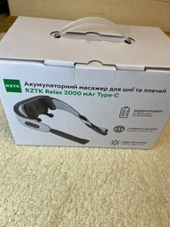 Масажер для шиї та плечей RZTK Relax 2000 мА/год Type-C фото від покупців 3