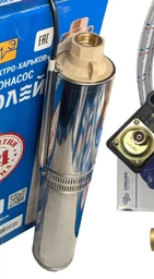 Насос Водолей БЦПЭ 0,5-50У (50м кабеля) Ø105мм Нmax 71 м Qmax 1.8 куб.м 970 Вт