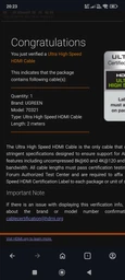 Кабель 8K HDMI 2.1 UGREEN HD135 Dolby Vision, eARC, VRR, QMS, QFT, 3D visual effect, HDR 8K 60Гц, 4K@120 Гц 48Gbps Zinc Alloy Shell Braided 1.5m Gray (70320) фото від покупців 4