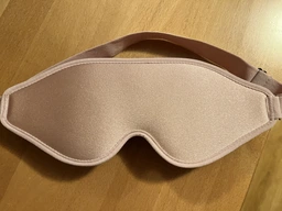 Стильна 3D Маска для сну та відпочинку для чоловіків та жінок з ефектом пам'яті Пов'язка на очі з еластичної дихаючої тканини + беруші для вух 3D Mask STEEP Чорний