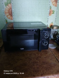 Мікрохвильова піч Beko , 20л, мех.керув., 700Вт, сірий (MOC20100SFB) фото от покупателей 11