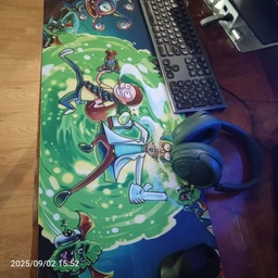 Игровая поверхность игровой коврик для мыши мышки и клавиатуры U&P Rick and Morty XXL 800x300 мм Control Speed Desk Mat противоскользящий компьютерный коврик на стол с прошитыми краями фото от покупателей 4