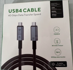 Кабель Type-c - Type-c Usb 4.0 Type-C Gen2 40Gbps 8K @ 60Hz 240W AV audio video 1м SmartGo Дата кабель фото від покупців 4