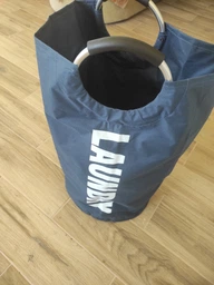 Корзина органайзер для белья, вещей, игрушек Lovely Svi - 38 x 72 см (82 л)- портативный водонепроницаемый мешок – Черный