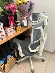 Крісло Mealux S6 Air Fabric Grey White (арт. HF-S6 F/GW) фото від покупців 1