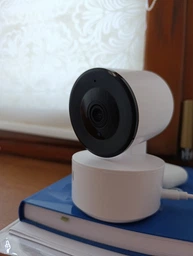 Видеоняня wifi с подключением к телефону радионяня ip камера видеонаблюдения онлайн ночного видения вебкамера для смартфона через приложение Tuya поворотная 360 градусов с датчиком движения радионяни с микрофоном и динамиком Swan Home Smart Eye V2.0 белая фото от покупателей 8