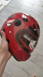 Шолом MotoTech HF-909 RED/E31 (дитячий закритий біле скло) Розмір - S