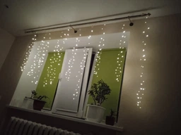 Гірлянда-Завіса Штора 3*3м 300LED USB c Пультом для Прикрас Вікон і Тераси, теплий білий фото от покупателей 17