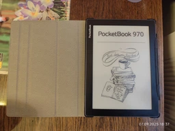 Чохол Galeo Premium Rotating Stand для PocketBook 970 Blue фото от покупателей 1