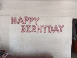 Повітряні кульки-букви Happy Birthday золоті 18894 фото от покупателей 1