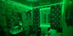Умная светодиодная led лента rgb smd 5050 usb с bluetooth приложением разноцветная влагостойкая IP65 самоклеющаяся с пультом 5 метров лед диодная ргб мультиколор гирлянда блютуз от юсб powerbank повербанка для подсветки Авто ТБ ПК 5 вольт (El_App5050) фото от покупателей 1