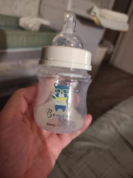 Бутылка антиколиковая Canpol Babies Bonjour Paris с широким отверстием 120 мл Синяя (35/231_blu)
