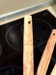Кухонний набір приладдя з підставкою Kitchen Set комплект аксесуарів для приготування їжі (дерево + силікон), 12 предметів, чорний (97156494)