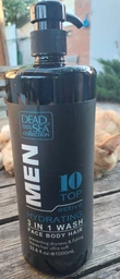 Гель для душа мужской Dead Sea Collection Top10 3 в 1 для волос лица и тела 500 мл (7290119481453) фото от покупателей 3